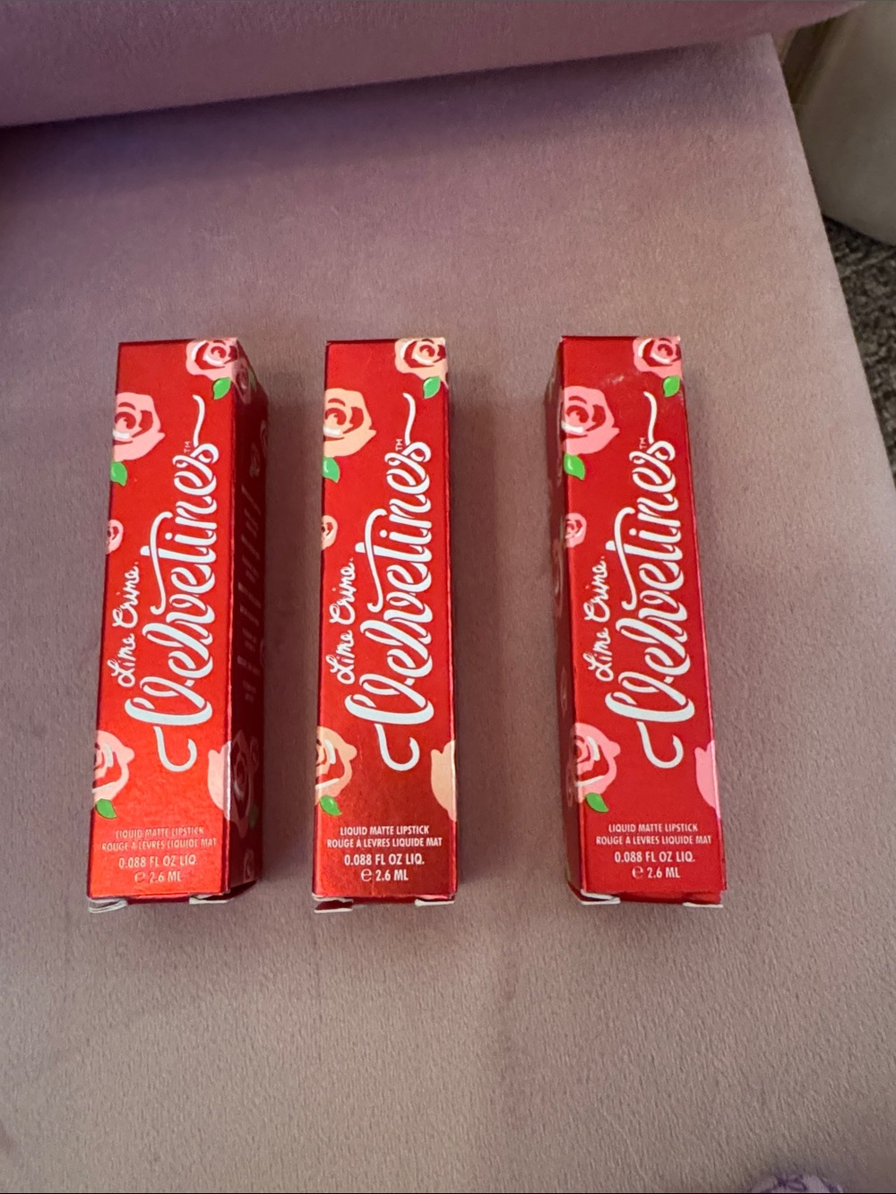 Lime Crime Velvetines Liquid Matte Lipstick 💄 Bundle of (3). NWT